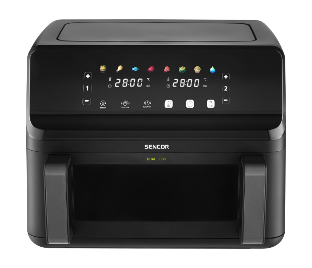 Sencor Air Fryer SFR 9660BK z koszem ceramicznym 9l - 1571336 - zdjęcie 4